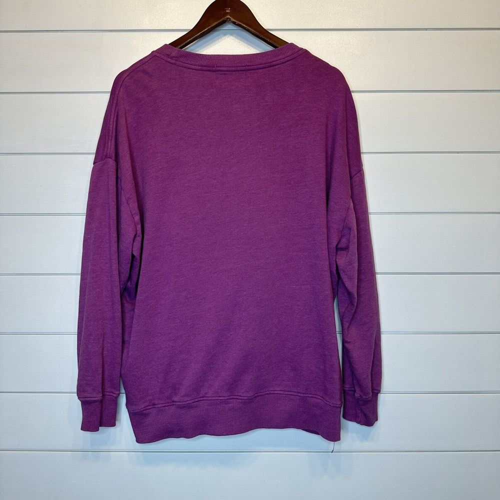 Wildfox Oversized Sweatshirt Small Coca-Cola Smiley Face Coke Roadtrip Purple - Picture 6 of 10